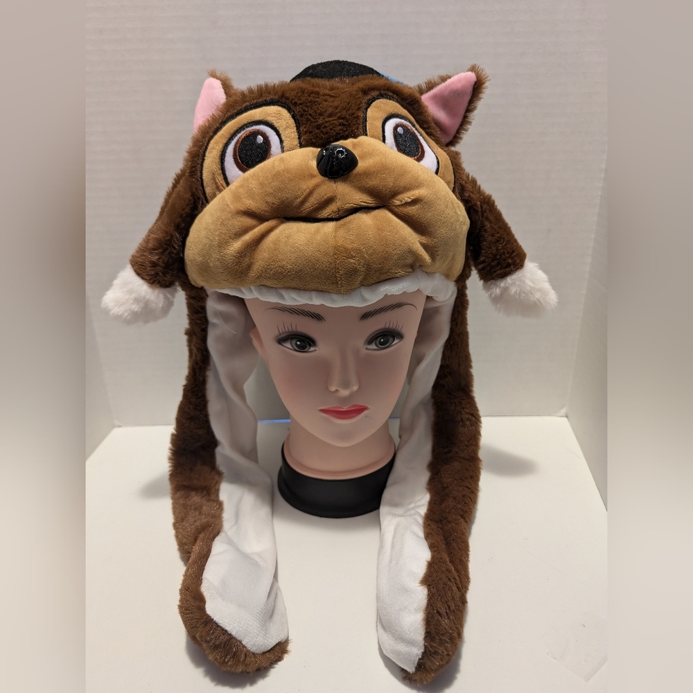 Paw PatrolPlush Brown and White Hat for Kids With Lights And Moving Ears
